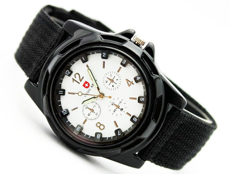 Nylon Woven Strap Watch, Electronic Sports Watch
