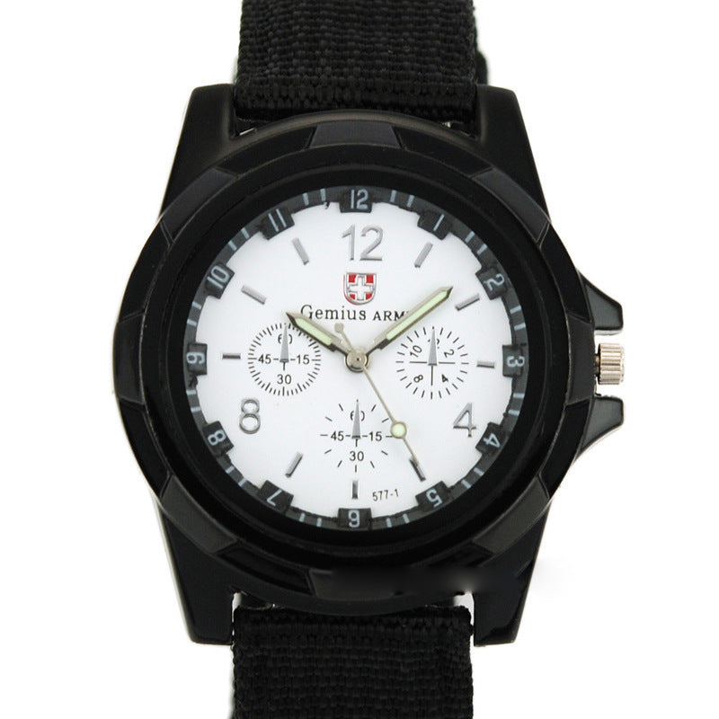 Nylon Woven Strap Watch, Electronic Sports Watch