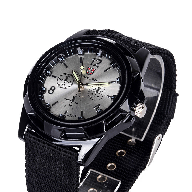 Nylon Woven Strap Watch, Electronic Sports Watch