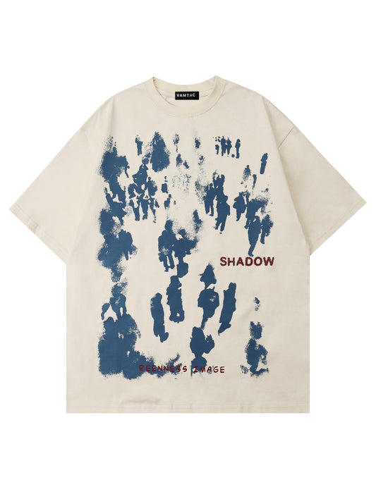 Vamtac Mens Oversized Graphic Tees Y2k Vintage Graffiti Tie Dye Short Sleeve Shirts Streetwear Summer Tops Tshirt Unisex