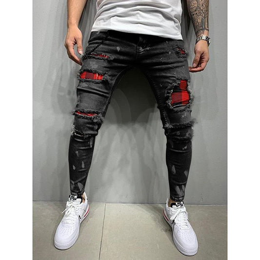 Men's Painted Jeans