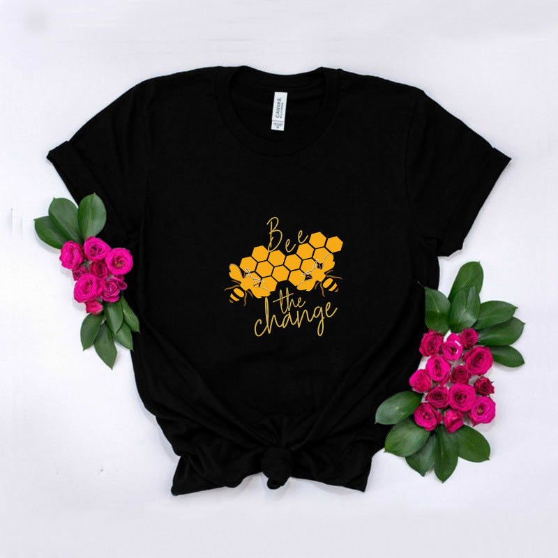 Bee The Change Graphic Tees for Women - Summer 2019