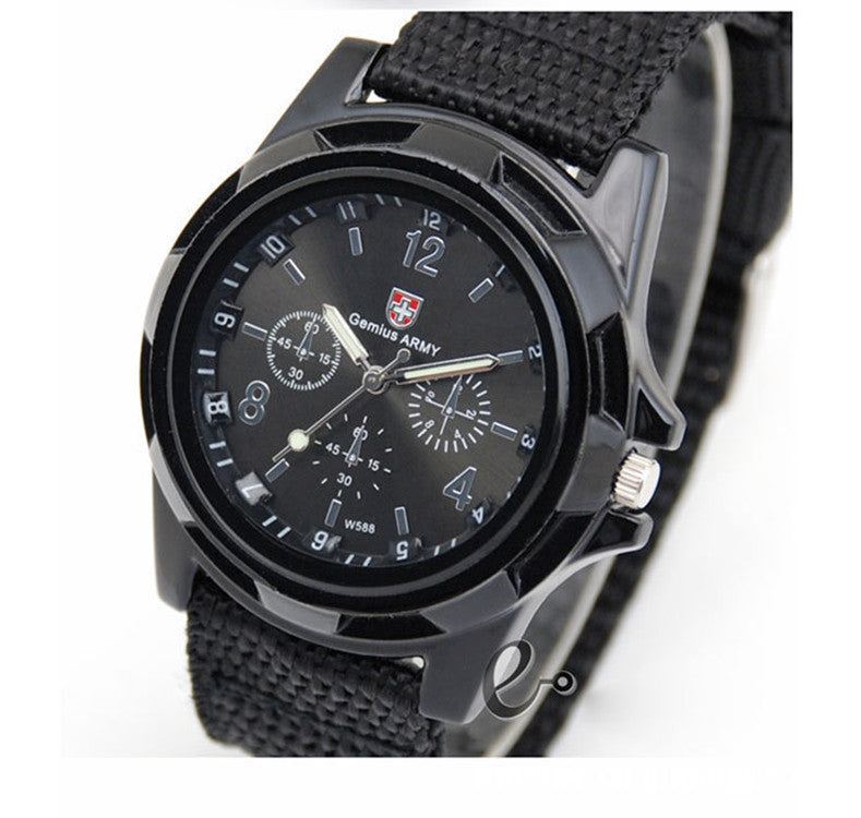 Nylon Woven Strap Watch, Electronic Sports Watch